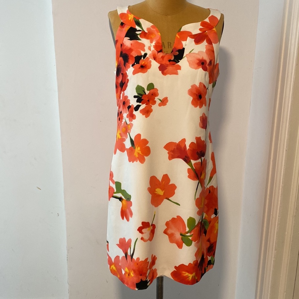 Adrianna Papell  Floral Dress Size 6 (NWOT)